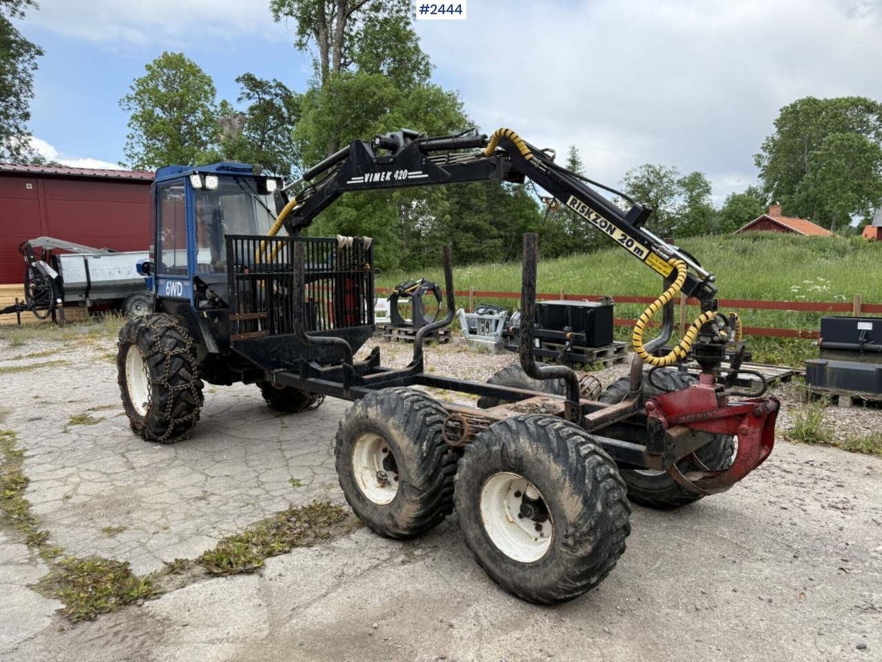 Forwarder Vimek 606 TT 6WD - Vyvážečka: obrázok 3 Forwarder Vimek 606 TT 6WD - Vyvážečka: obrázok 3