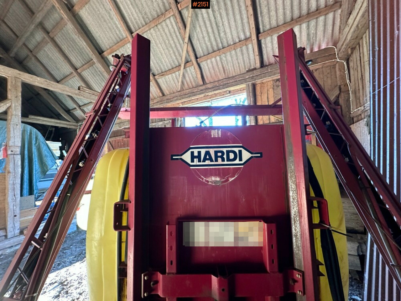 Plant protection sprayer Hardi LXY 1000 - Postrekovač za traktor: obrázok 3 Plant protection sprayer Hardi LXY 1000 - Postrekovač za traktor: obrázok 3