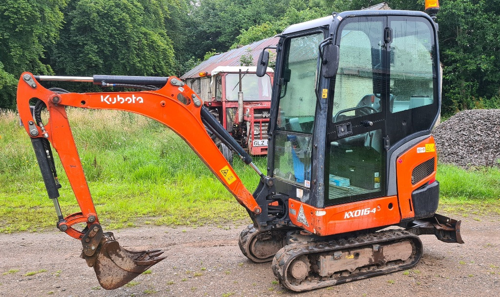 2016 Kubota KX016-4 Mini Digger, only 1550 hours - Mini rýpadlo: obrázok 1 2016 Kubota KX016-4 Mini Digger, only 1550 hours - Mini rýpadlo: obrázok 1