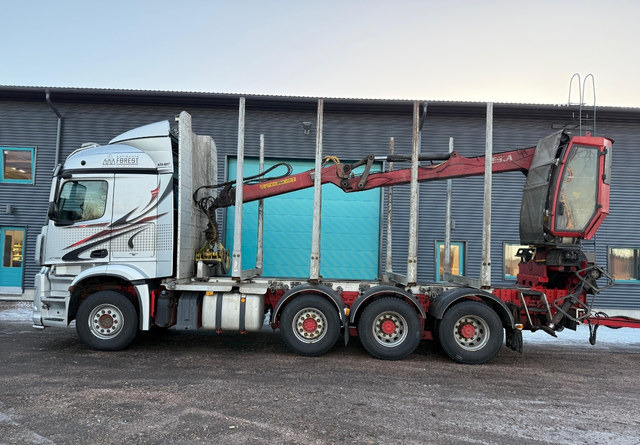 Mercedes-BenzArocs 8x4 Nosturilla! - Nákladné vozidlo na prepravu dreva, Auto s hydraulickou rukou: obrázok 2 Mercedes-BenzArocs 8x4 Nosturilla! - Nákladné vozidlo na prepravu dreva, Auto s hydraulickou rukou: obrázok 2