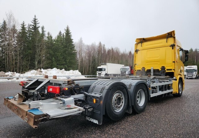 ScaniaR410 CNG / CBG 6x2 - Kontejnérový podvozek/ Výměnná nástavba: obrázok 4 ScaniaR410 CNG / CBG 6x2 - Kontejnérový podvozek/ Výměnná nástavba: obrázok 4