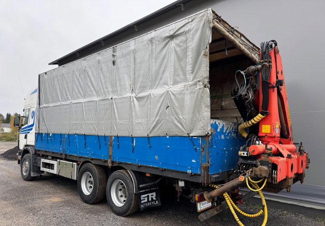 ScaniaScania 144G 6x2 - Skříňový nákladní auto, Auto s hydraulickou rukou: obrázok 4 ScaniaScania 144G 6x2 - Skříňový nákladní auto, Auto s hydraulickou rukou: obrázok 4