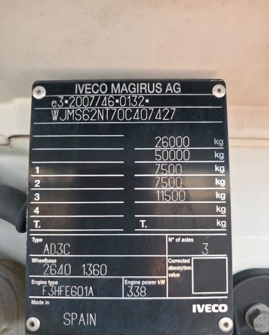 Ťahač IvecoStralis 460 6x2 LNG/LBG: obrázok 10