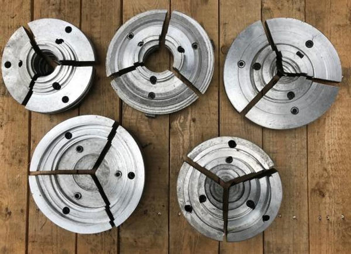 Harte Grund- mit aufgeschraubten Alu-Backen - Sústruh na kov: obrázok 1 Harte Grund- mit aufgeschraubten Alu-Backen - Sústruh na kov: obrázok 1