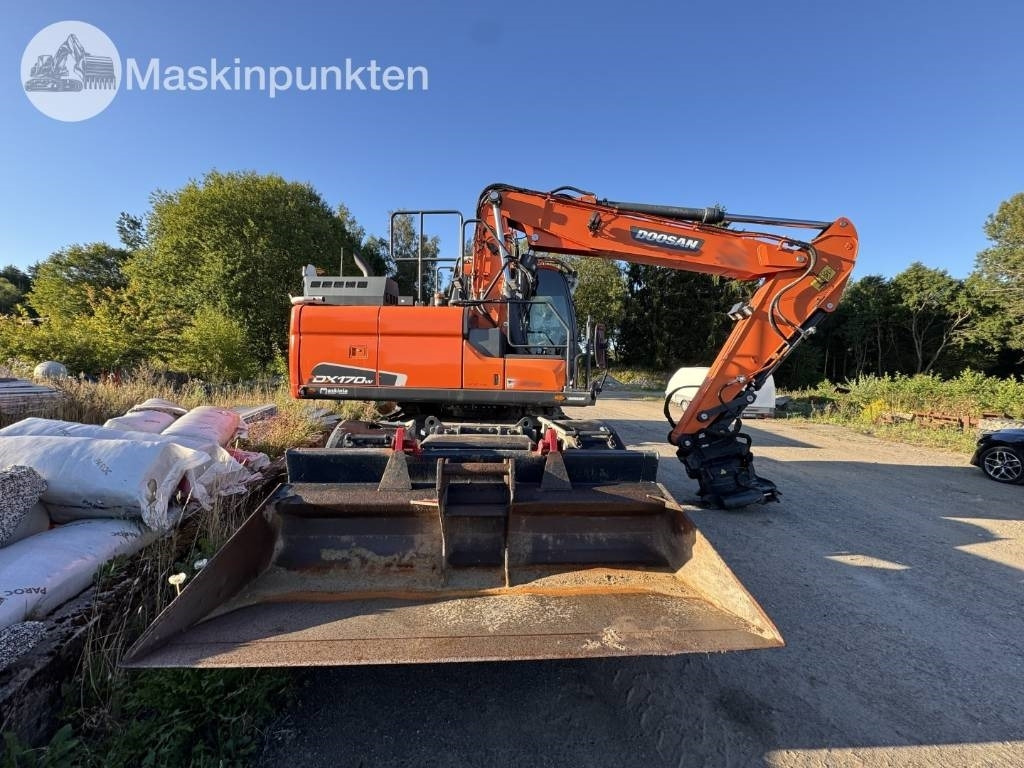 Doosan DX 170 W-5 + Tippvagn + Redskap - Kolesové rýpadlo: obrázok 4 Doosan DX 170 W-5 + Tippvagn + Redskap - Kolesové rýpadlo: obrázok 4