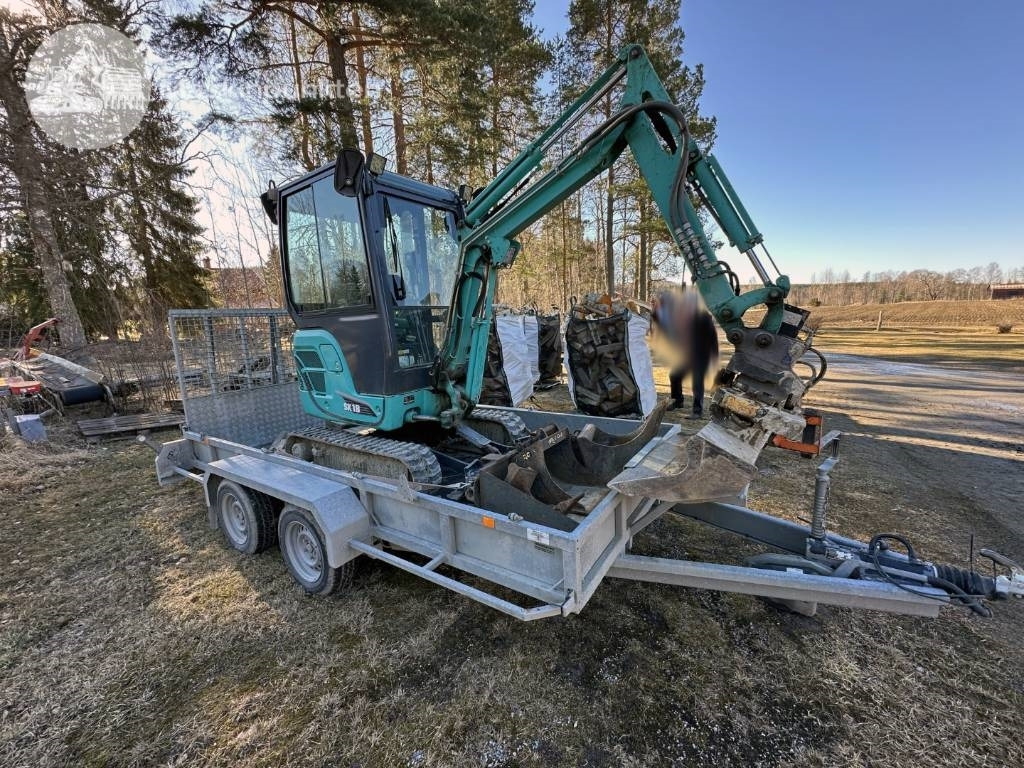 Kobelco SK 18 Med vagn! - Mini rýpadlo: obrázok 4 Kobelco SK 18 Med vagn! - Mini rýpadlo: obrázok 4