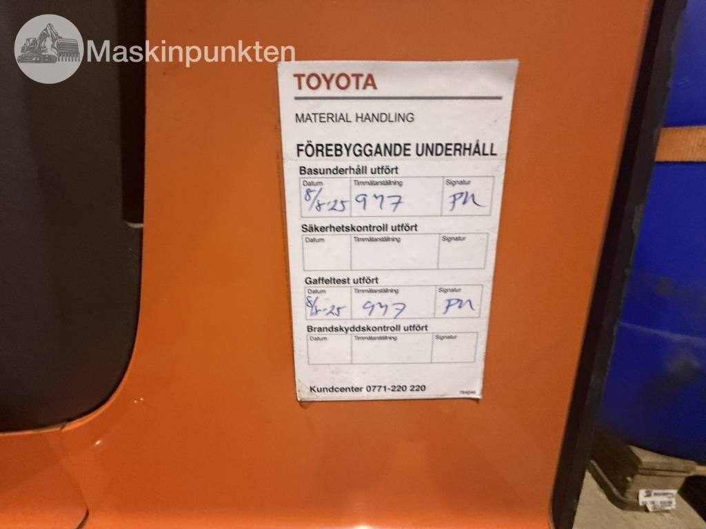 Toyota BT SWE 80 L - Elektrický vysokozdvižný vozík: obrázok 4 Toyota BT SWE 80 L - Elektrický vysokozdvižný vozík: obrázok 4