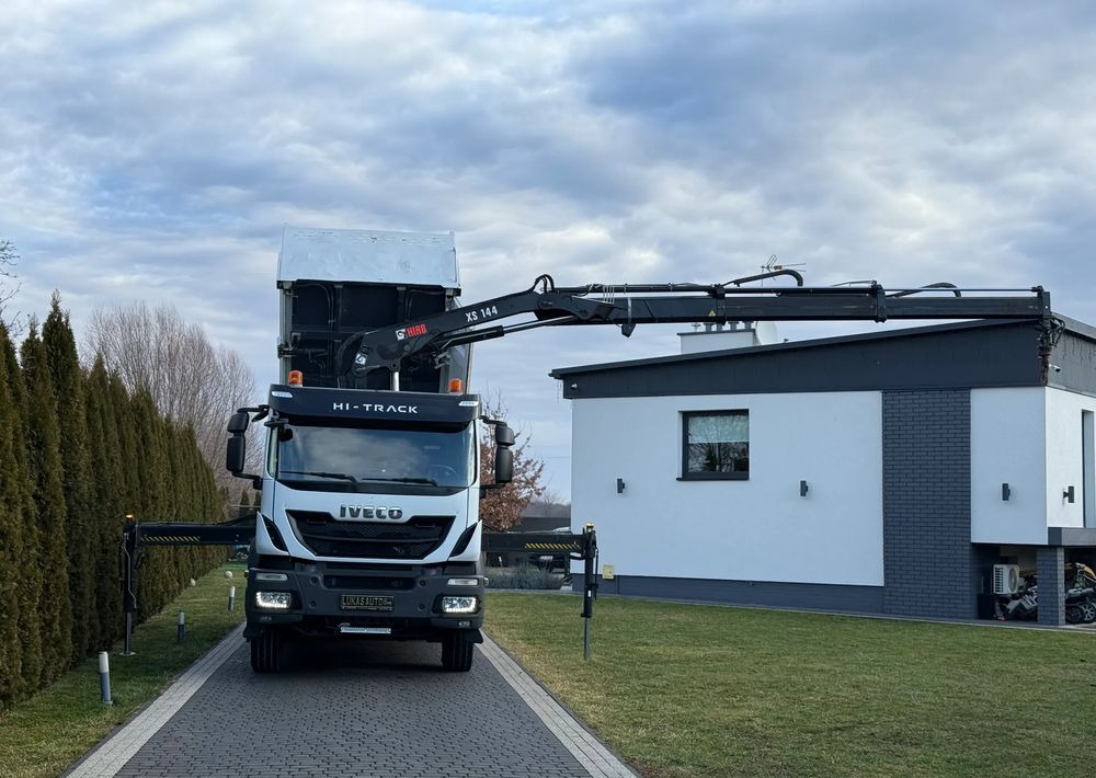 Iveco TRAKKER 450 6X4 PODWÓJNA HYDRO-BURTA HIAB 104 - Sklápač, Auto s hydraulickou rukou: obrázok 1 Iveco TRAKKER 450 6X4 PODWÓJNA HYDRO-BURTA HIAB 104 - Sklápač, Auto s hydraulickou rukou: obrázok 1