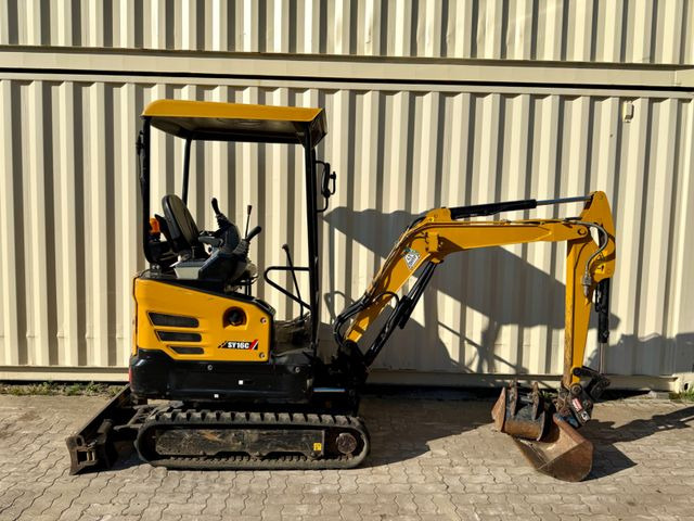 Mini rýpadlo Sany SY16/  2023 BJ / 745 H / 2 x Löffel: obrázok 6