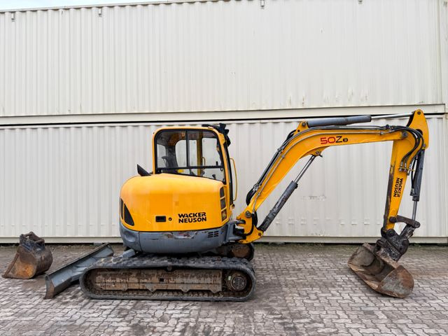 Wacker Neuson 50Z3 / 2014 BJ / 2 x Löffel - Mini rýpadlo: obrázok 5 Wacker Neuson 50Z3 / 2014 BJ / 2 x Löffel - Mini rýpadlo: obrázok 5
