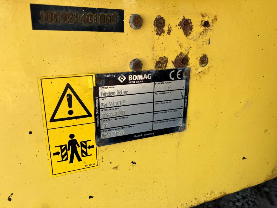 BOMAG DE BW 161 AD-5 Stage IIIb/Tier 4i - Cestný valec: obrázok 2 BOMAG DE BW 161 AD-5 Stage IIIb/Tier 4i - Cestný valec: obrázok 2