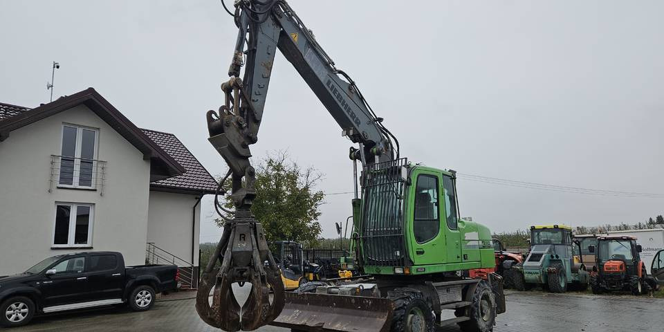 Koparka kołowa Liebherr A 316 Litronic chwytak podpory pług - Kolesové rýpadlo: obrázok 2 Koparka kołowa Liebherr A 316 Litronic chwytak podpory pług - Kolesové rýpadlo: obrázok 2