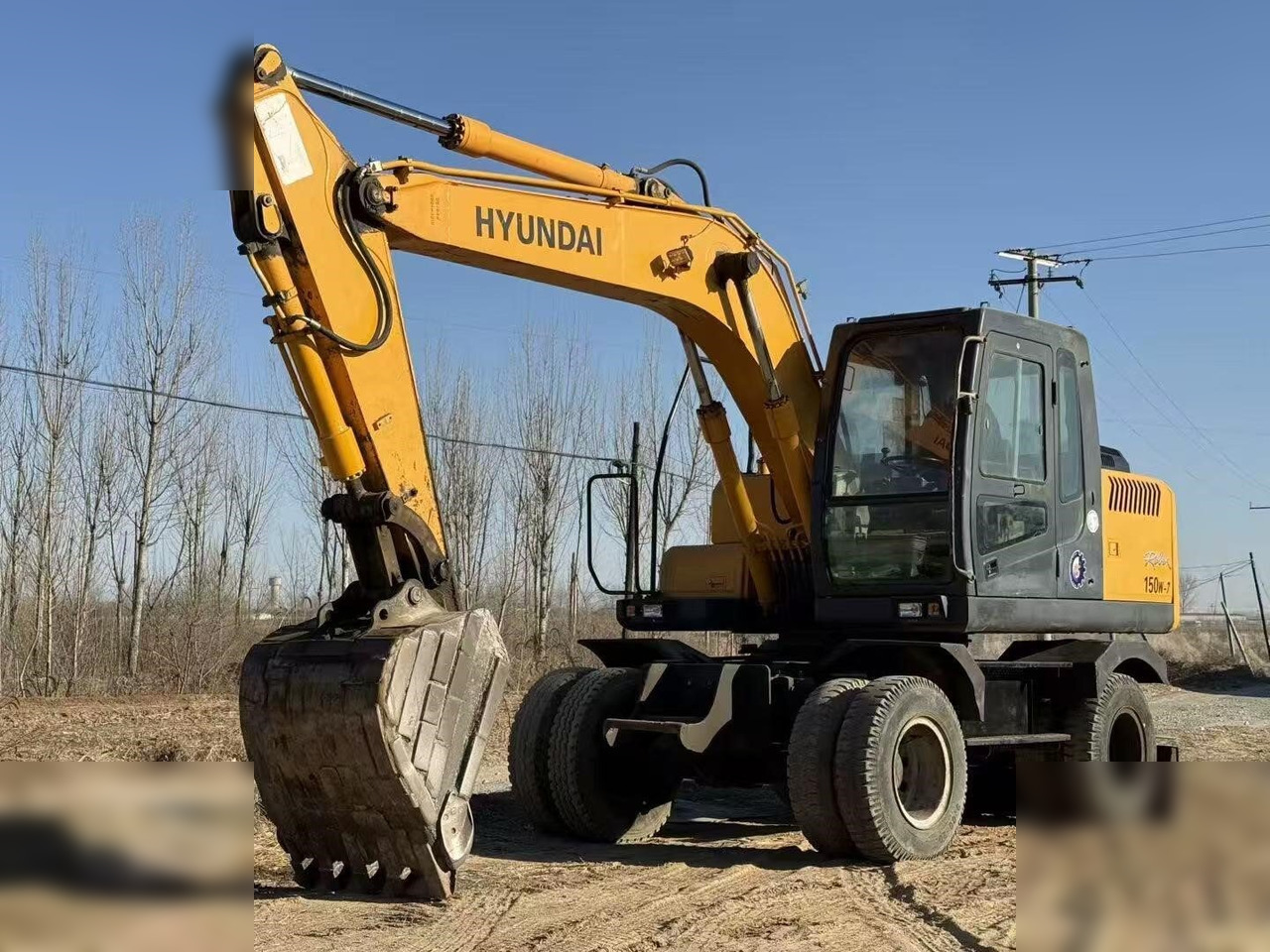 HYUNDAI ROBEX 150W-7A - Kolesové rýpadlo: obrázok 3 HYUNDAI ROBEX 150W-7A - Kolesové rýpadlo: obrázok 3