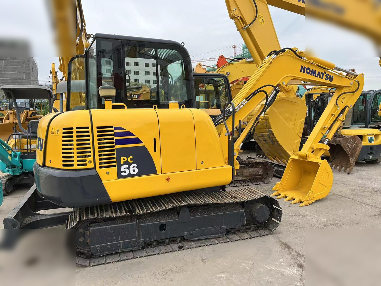 KOMATSU PC56-7 - Mini rýpadlo: obrázok 3 KOMATSU PC56-7 - Mini rýpadlo: obrázok 3