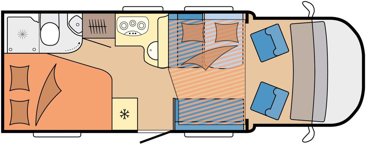 Hobby Optima T65 HFL ONTOUR *165PS*MARKISE*SOFORT* - Polointegrované obytné auto: obrázok 4 Hobby Optima T65 HFL ONTOUR *165PS*MARKISE*SOFORT* - Polointegrované obytné auto: obrázok 4