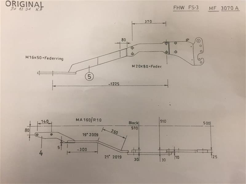 Hauer FS-3 Sidevanger MF 3070 2WD - Náhradný diel pre Poľnohospodárske stroje: obrázok 3 Hauer FS-3 Sidevanger MF 3070 2WD - Náhradný diel pre Poľnohospodárske stroje: obrázok 3