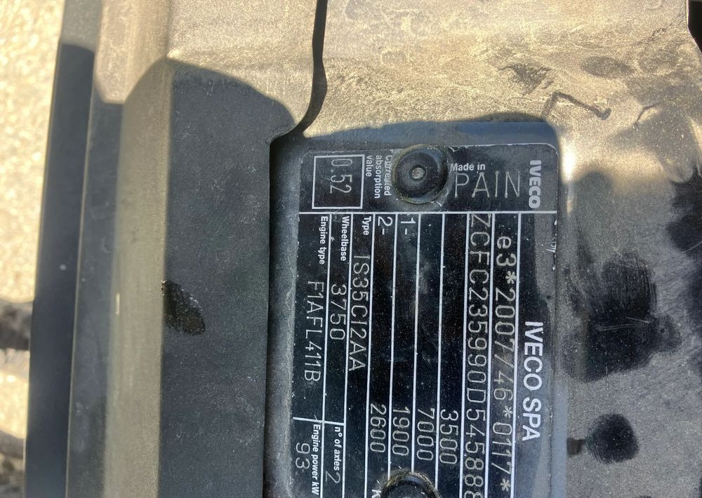 Iveco DAILY 35C13 ramo do zabudowy kiper wywrotka - Podvozek s kabinou: obrázok 5 Iveco DAILY 35C13 ramo do zabudowy kiper wywrotka - Podvozek s kabinou: obrázok 5