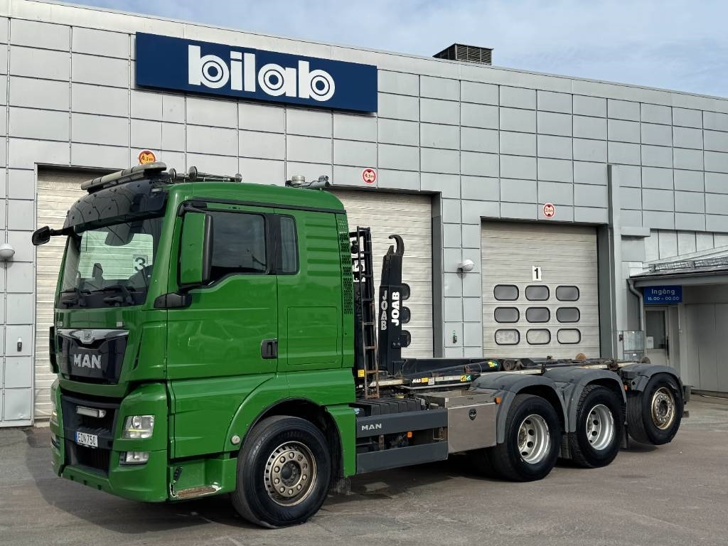 MAN TGX 35.480 8x4-4 Lastväxlare - Hákový nosič kontajnerov: obrázok 1 MAN TGX 35.480 8x4-4 Lastväxlare - Hákový nosič kontajnerov: obrázok 1