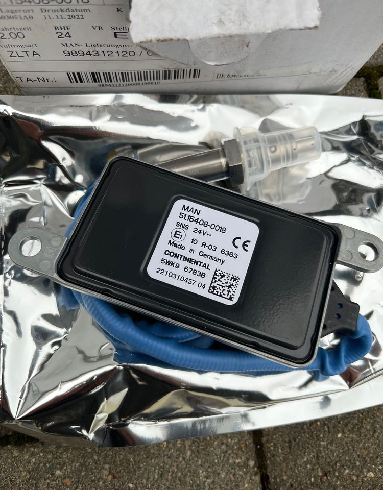 NOWY czujnik NOX MAN TGX TGS euro 6 sensor - Výfukový systém pre Nákladné auto: obrázok 2 NOWY czujnik NOX MAN TGX TGS euro 6 sensor - Výfukový systém pre Nákladné auto: obrázok 2