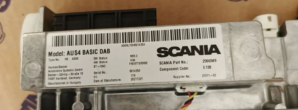 SCANIA R S RADIO NAWIGACJA - Kabína a interiér pre Nákladné auto: obrázok 2 SCANIA R S RADIO NAWIGACJA - Kabína a interiér pre Nákladné auto: obrázok 2