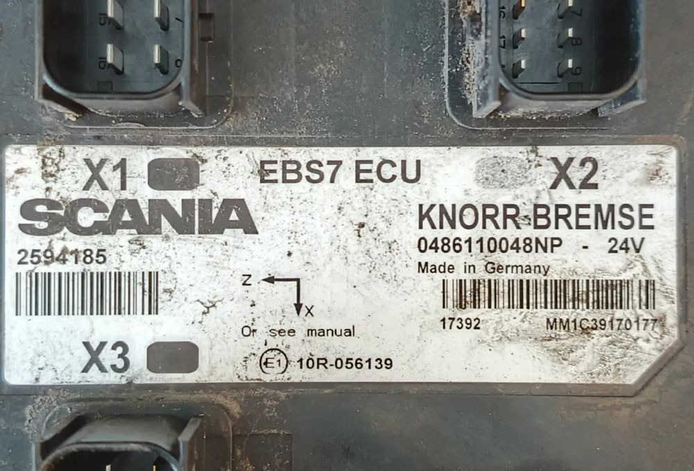 SCANIA R S STEROWNIK KOMPUTER MODUŁ EBS7 2594185 - Riadiaca jednotka pre Nákladné auto: obrázok 2 SCANIA R S STEROWNIK KOMPUTER MODUŁ EBS7 2594185 - Riadiaca jednotka pre Nákladné auto: obrázok 2