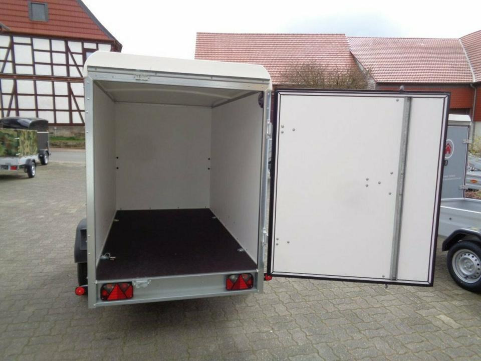 Böckmann KT 2513/135 PKW-Anhänger, Koffer, 1,35to., 100 km/h - Auto príves: obrázok 4 Böckmann KT 2513/135 PKW-Anhänger, Koffer, 1,35to., 100 km/h - Auto príves: obrázok 4