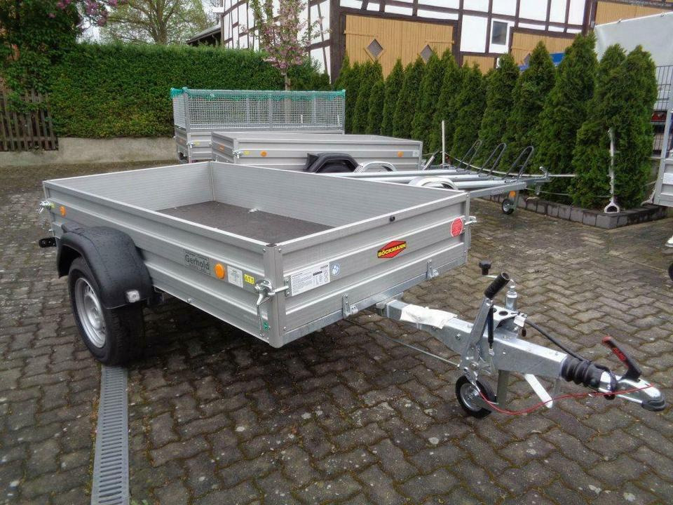 Böckmann PKW-Anhänger, 1,35 to. Einachs, Stirnwandklappe100 km/h - Auto príves: obrázok 4 Böckmann PKW-Anhänger, 1,35 to. Einachs, Stirnwandklappe100 km/h - Auto príves: obrázok 4