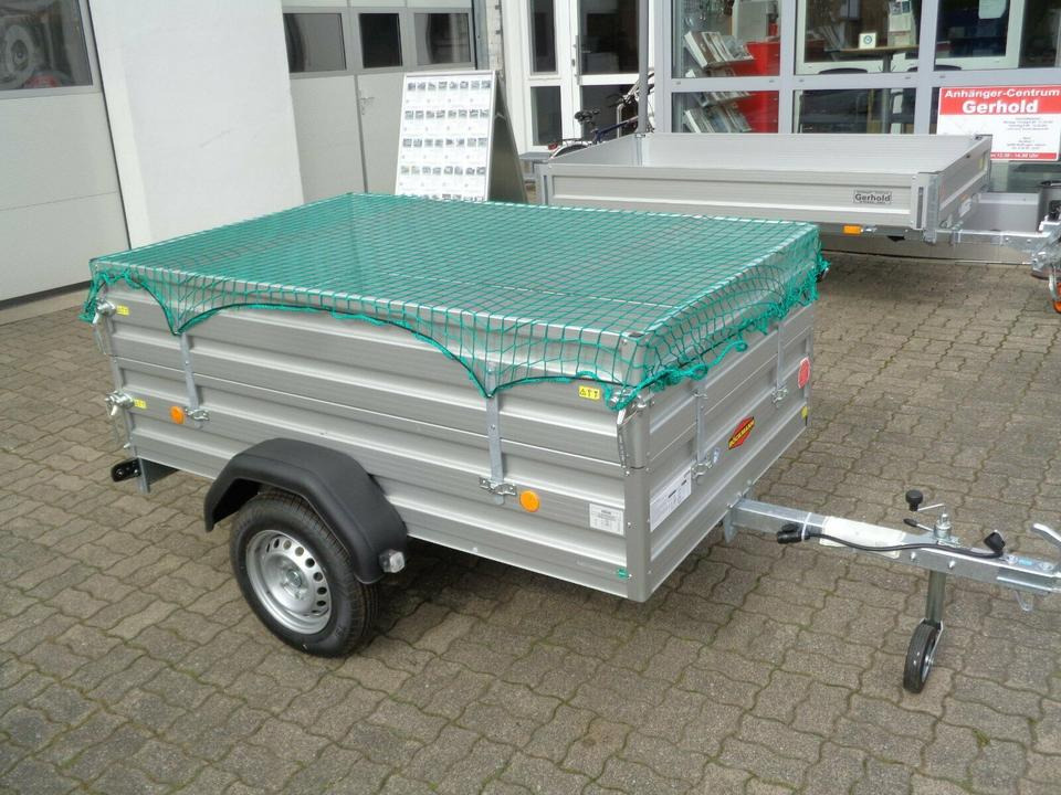 Böckmann PKW-Anhänger, 750 kg, Kastenaufsatz, Containernetz - Auto príves: obrázok 2 Böckmann PKW-Anhänger, 750 kg, Kastenaufsatz, Containernetz - Auto príves: obrázok 2