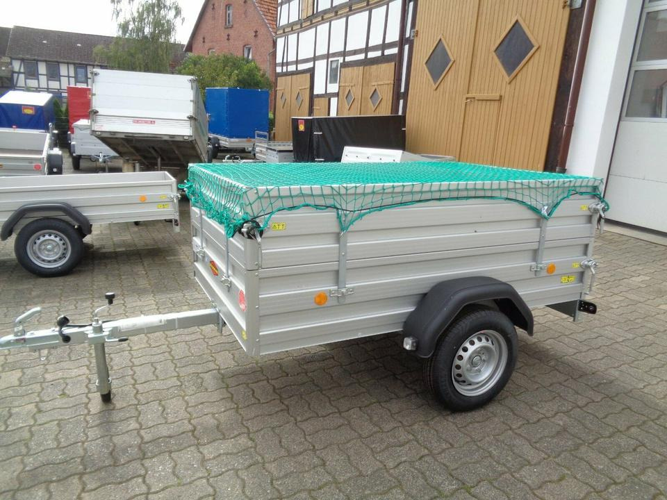 Böckmann PKW-Anhänger, 750 kg, Kastenaufsatz, Containernetz - Auto príves: obrázok 1 Böckmann PKW-Anhänger, 750 kg, Kastenaufsatz, Containernetz - Auto príves: obrázok 1