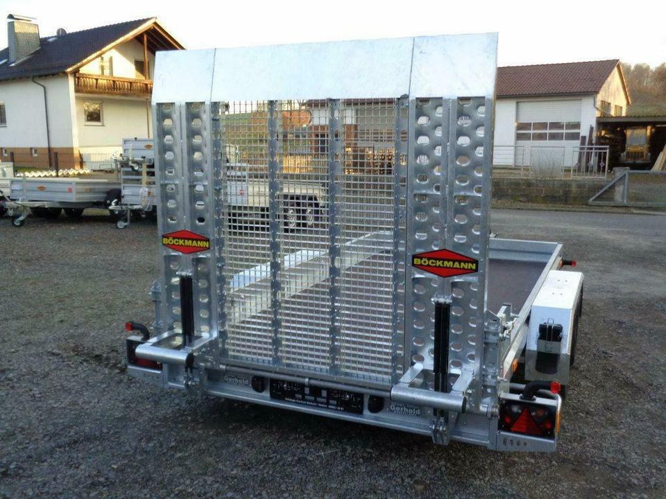 Böckmann, PKW-Anhänger, Baumaschinentransporter, 3,5 to. 100 km/h - Prepravník stavebných strojov: obrázok 3 Böckmann, PKW-Anhänger, Baumaschinentransporter, 3,5 to. 100 km/h - Prepravník stavebných strojov: obrázok 3