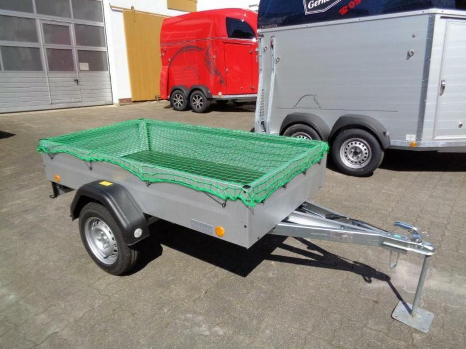 Böckmann- TPV PKW Anhänger,750 kg, neu mit Containernetz - Auto príves: obrázok 1 Böckmann- TPV PKW Anhänger,750 kg, neu mit Containernetz - Auto príves: obrázok 1