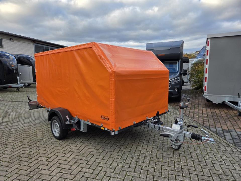 PKW Anhänger Unsinn Absenkanhänger 100 km/h Alubordwände Plane - Auto príves: obrázok 2 PKW Anhänger Unsinn Absenkanhänger 100 km/h Alubordwände Plane - Auto príves: obrázok 2