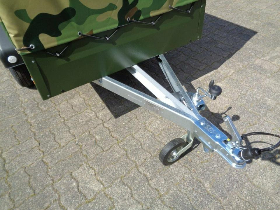 TPV PKW-Anhänger Plane und Spriegel 750 kg, Camouflage - Auto príves: obrázok 3 TPV PKW-Anhänger Plane und Spriegel 750 kg, Camouflage - Auto príves: obrázok 3