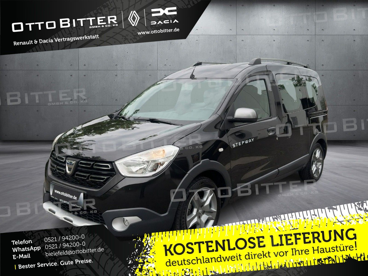 Dacia Dokker Stepway TCe130 ANHÄNGERKUPPLUNG/WINTERR - Mikrobus: obrázok 1 Dacia Dokker Stepway TCe130 ANHÄNGERKUPPLUNG/WINTERR - Mikrobus: obrázok 1