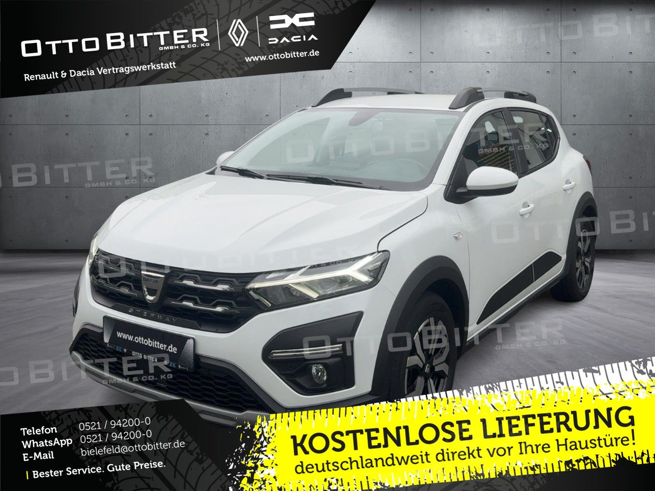 Dacia Sandero Stepway Comfort TCe90 ALU/KAMERA/NAVI - Sedan: obrázok 1 Dacia Sandero Stepway Comfort TCe90 ALU/KAMERA/NAVI - Sedan: obrázok 1