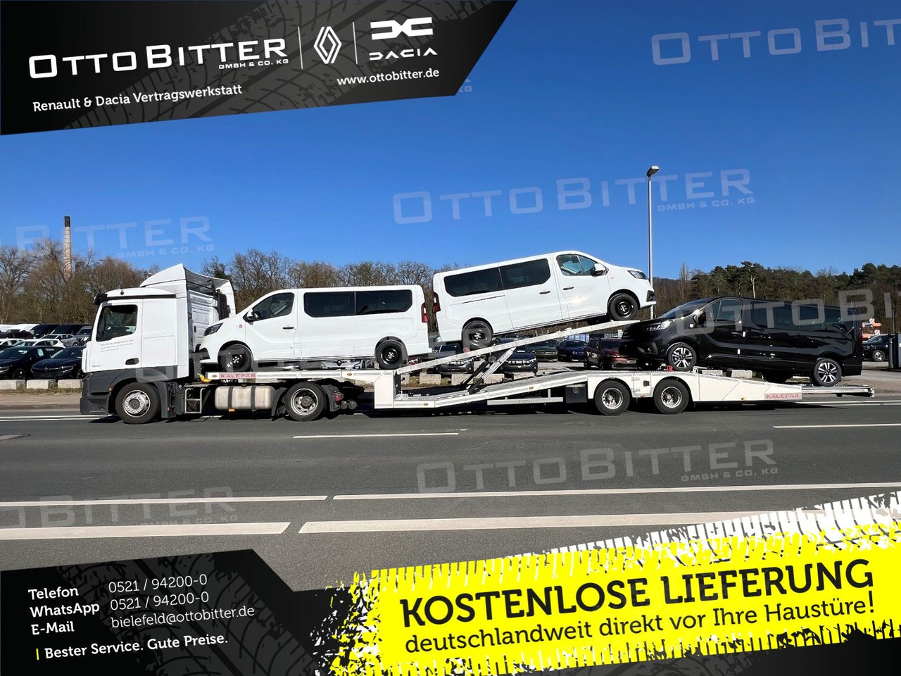 KALEPAR KLP228V4 4er-Autotransporter 2xAchse VDI - Náves prepravník áut: obrázok 1 KALEPAR KLP228V4 4er-Autotransporter 2xAchse VDI - Náves prepravník áut: obrázok 1