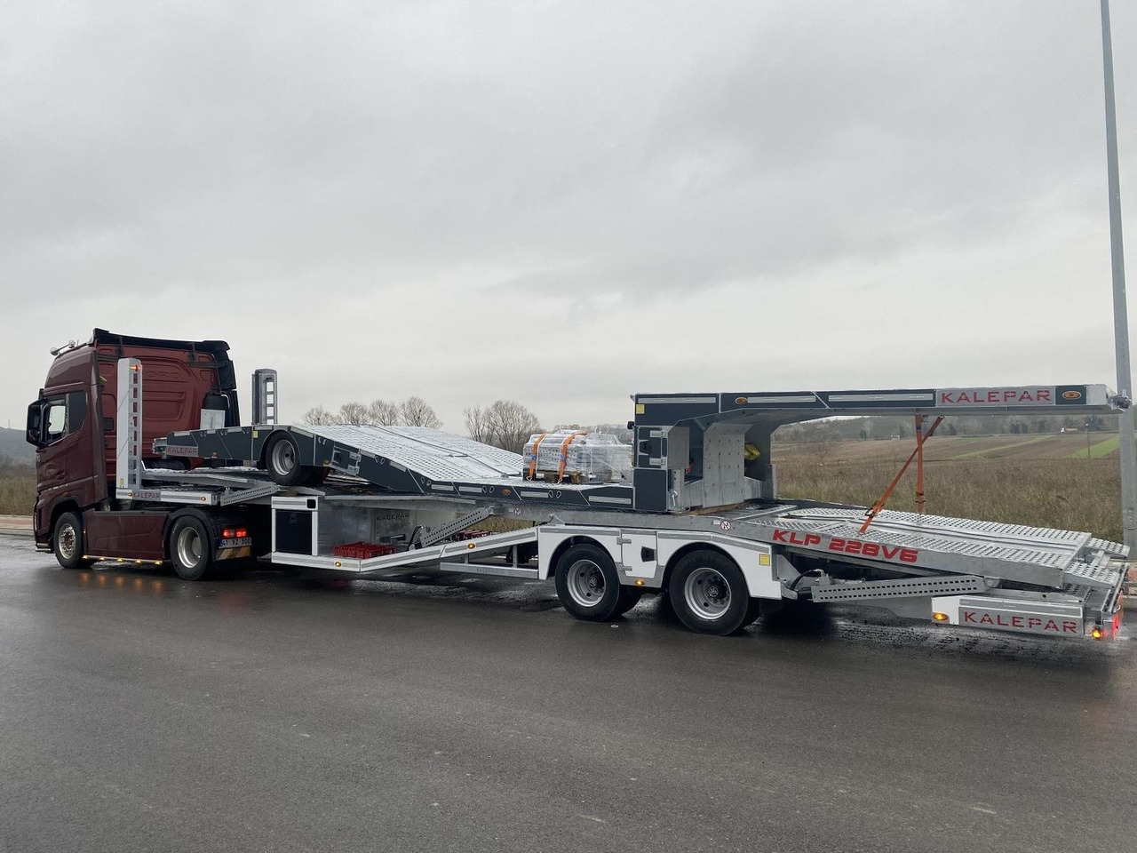 KALEPAR KLP228V6 6er-Autotransporter VDI2700 - Náves prepravník áut: obrázok 2 KALEPAR KLP228V6 6er-Autotransporter VDI2700 - Náves prepravník áut: obrázok 2
