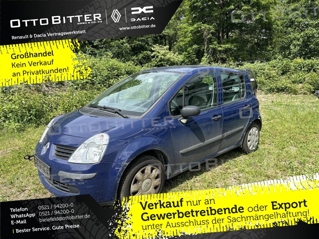 Renault Modus 1.2 Avantage +MOTOR OHNE FUNKTION+ - Sedan: obrázok 1 Renault Modus 1.2 Avantage +MOTOR OHNE FUNKTION+ - Sedan: obrázok 1