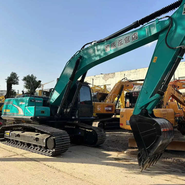 Used High-quality Original Japan Kobelco Sk200-8 Crawler Excavator in Hefei - Pásové rýpadlo: obrázok 4 Used High-quality Original Japan Kobelco Sk200-8 Crawler Excavator in Hefei - Pásové rýpadlo: obrázok 4