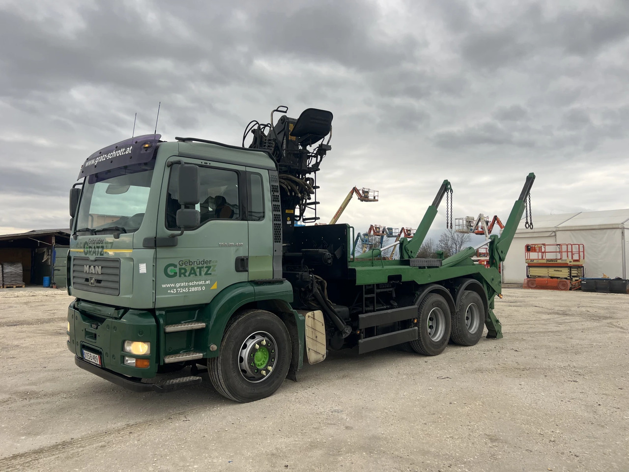 Man Tga 6х4, Кран-Z, Мултилифт - Ramenový nosič kontajnerov, Auto s hydraulickou rukou: obrázok 5 Man Tga 6х4, Кран-Z, Мултилифт - Ramenový nosič kontajnerov, Auto s hydraulickou rukou: obrázok 5