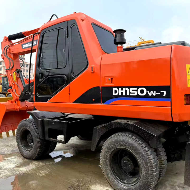 90% Brand New Doosan Brand Dh150w-7 Wheel Excavator in Stock Used Korea Brand Doosan Dh55 Dh60 Dh150 Dh210 Excavator for Sale - Kolesové rýpadlo: obrázok 1 90% Brand New Doosan Brand Dh150w-7 Wheel Excavator in Stock Used Korea Brand Doosan Dh55 Dh60 Dh150 Dh210 Excavator for Sale - Kolesové rýpadlo: obrázok 1