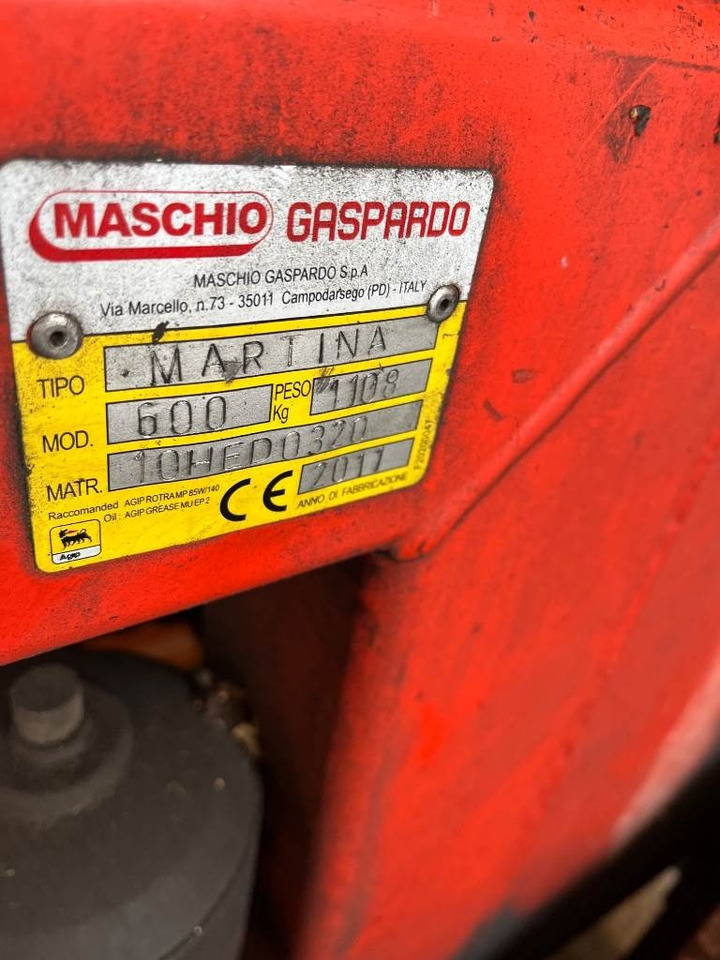 Maschio Martina 600 - Komunálne/ Špeciálne stroje: obrázok 2 Maschio Martina 600 - Komunálne/ Špeciálne stroje: obrázok 2