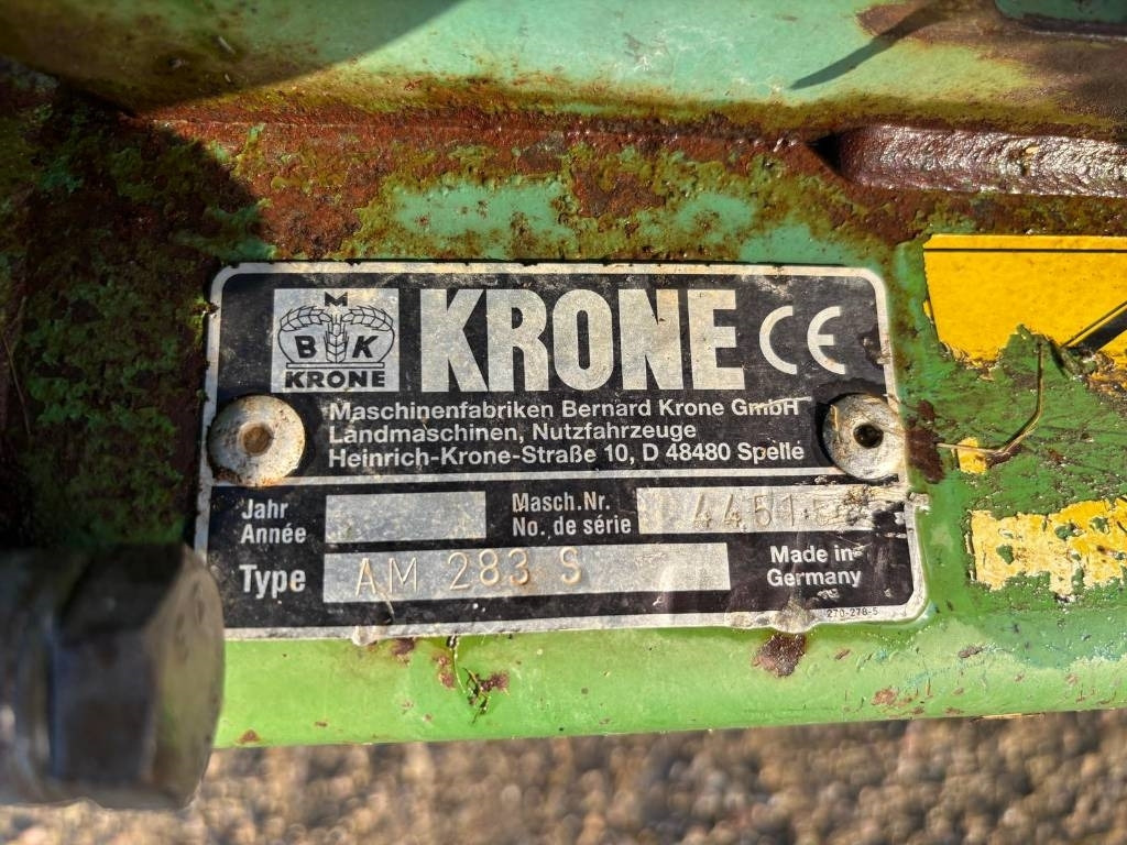 Krone AM 283 S - Kosačka: obrázok 4 Krone AM 283 S - Kosačka: obrázok 4