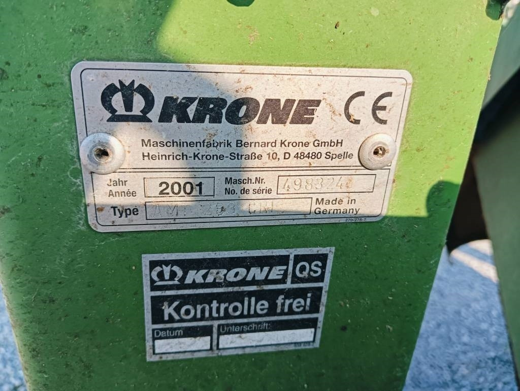 Krone AMT 283 CRI - Kosačka: obrázok 3 Krone AMT 283 CRI - Kosačka: obrázok 3