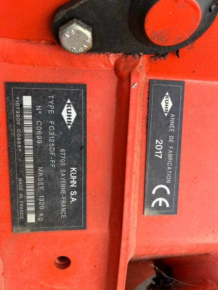 Kuhn 3125 - Kosačka: obrázok 5 Kuhn 3125 - Kosačka: obrázok 5