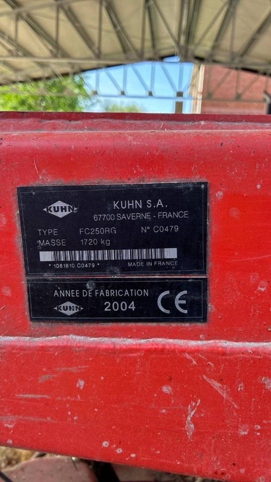 Kuhn FC 250 R G - Kosačka: obrázok 2 Kuhn FC 250 R G - Kosačka: obrázok 2