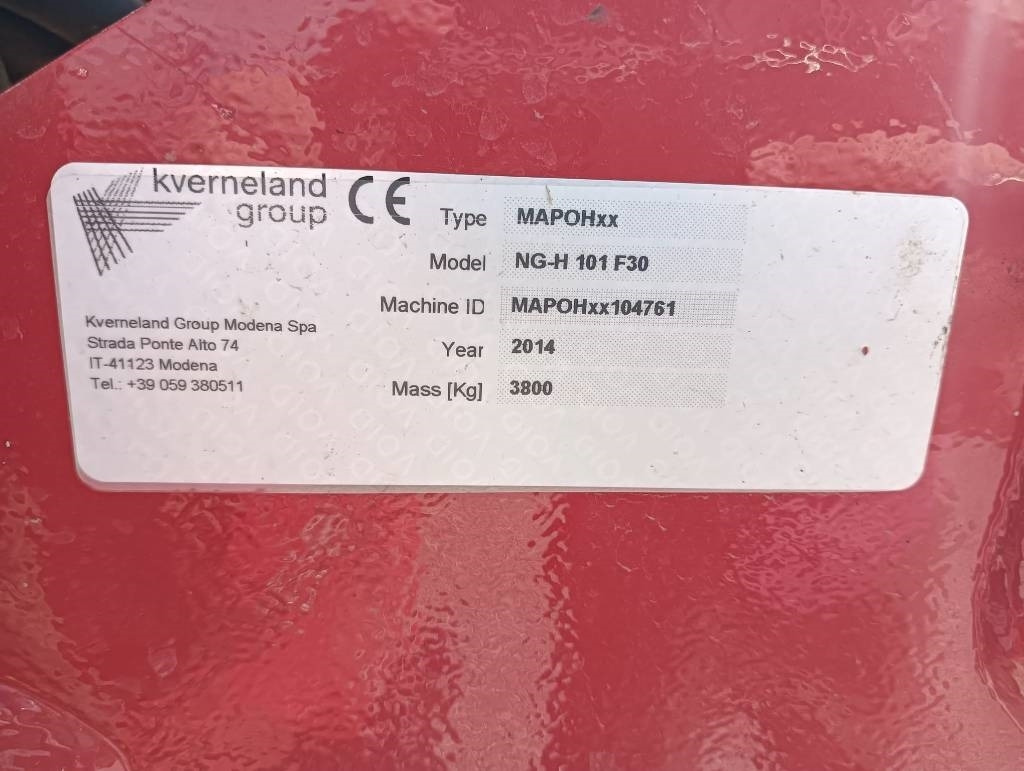 Kverneland NG-H101F30 - Brány: obrázok 3 Kverneland NG-H101F30 - Brány: obrázok 3