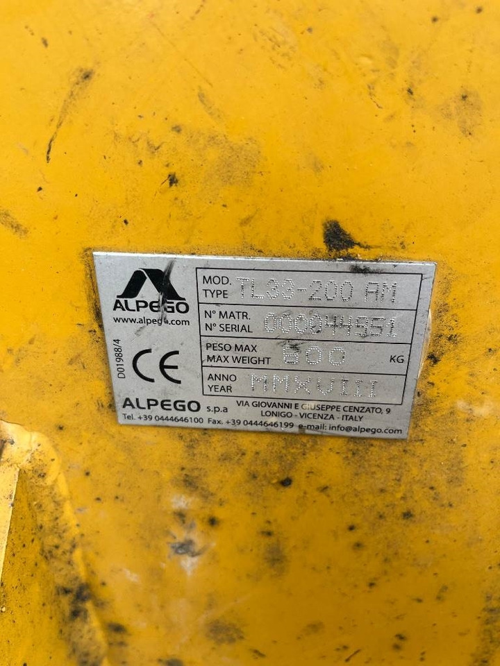 Alpego TL33 200  - Poľnohospodárske stroje: obrázok 3 Alpego TL33 200  - Poľnohospodárske stroje: obrázok 3