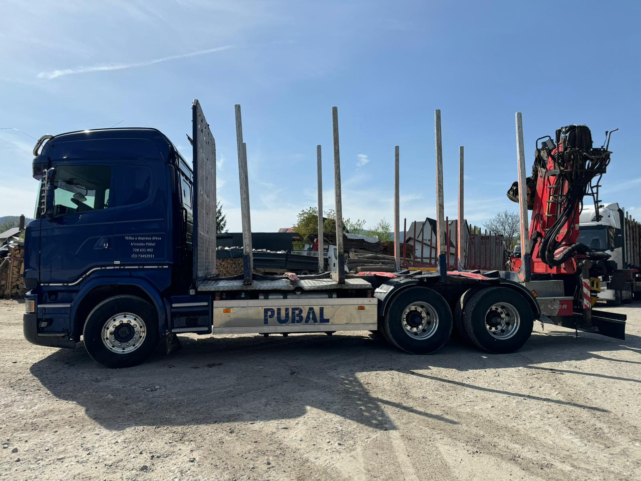 SCANIA R730 - Nákladné vozidlo na prepravu dreva, Auto s hydraulickou rukou: obrázok 2 SCANIA R730 - Nákladné vozidlo na prepravu dreva, Auto s hydraulickou rukou: obrázok 2