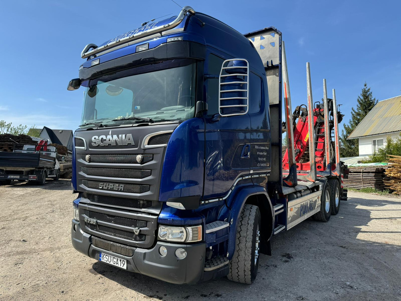 SCANIA R730 - Nákladné vozidlo na prepravu dreva, Auto s hydraulickou rukou: obrázok 4 SCANIA R730 - Nákladné vozidlo na prepravu dreva, Auto s hydraulickou rukou: obrázok 4